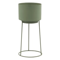 12In Planter Stand Green