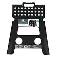 13 Inch Folding Step Stool Black