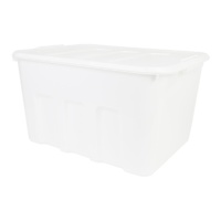 White Storage Tote, 52l