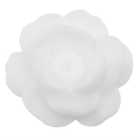White Flower Shaped Candle
