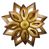Metal Star Spinner Outdoor Wall Decor, 18"