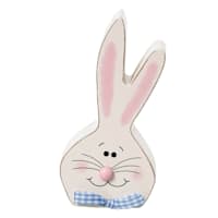 Homespun Easter Wooden Boy Bunny, 5"