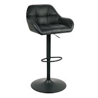 Dominic Adjustable Barstool - Black