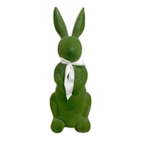 Providence Green Flocked Resin Bunny, 36"