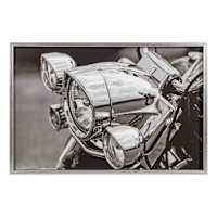 Framed Car Lights Canvas Wall Art, 24x36