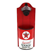 Motor Oil Bottle Opener Wall Art, 4x11