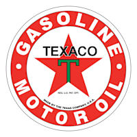 Texaco Metal Sign Wall Art, 15"
