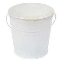 White Bucket Citronella Candle, 12oz