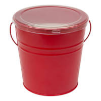 Red Bucket Citronella Candle, 12oz