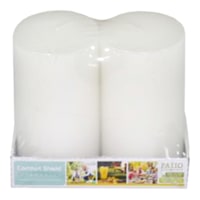 2-Pack Citronella Pillar Candles, 8oz