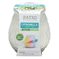 Color-Changing LED Citronella Candle, 7oz