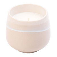 Tan Reactive Glaze Ceramic Citronella Candle, 13oz