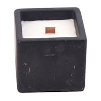 Black Cement Square Citronella Candle, 12oz