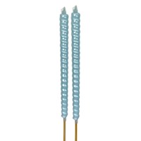 2-Pack Pool Blue Citronella Flare Candle, 7.5oz