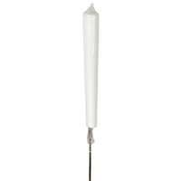 White Citronella Flare Candle, 7oz