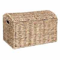 Water Hyacinth Storage Trunk with Lid, Medium