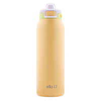 Ello Pop & Fill Sunset Meadow Stainless Steel Water Bottle, 32oz