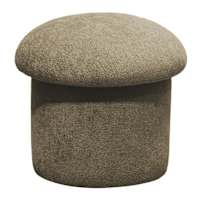 Mushroom Storage Ottoman, Moss Green