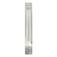 2Pk 10In Ivory Tapers Candle