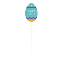 Bunny Brights Happy Easter Egg Metal Pick, 15"