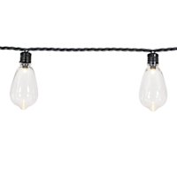 100-Count LED Edison String Lights with Black Wire