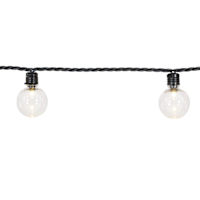 30-Count LED G40 Globe String Lights with Black Wire