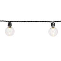 100-Count LED G40 Globe String Lights with Black Wire