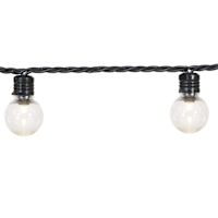 100-Count LED G30 Globe String Lights with Black Wire