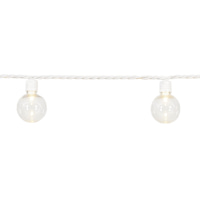 30-Count LED G40 Globe String Lights with White Wire
