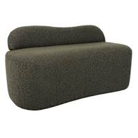 Gina Settee Bench, Moss Green