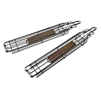 Set of 2 Kabob Basket with Folding Handle
