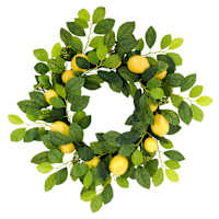 Lemon Wreath, 24"