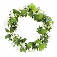 Mixed Floral Wreath, 24"