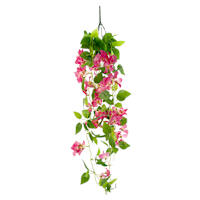 Pink Wildflower Swag, 34"