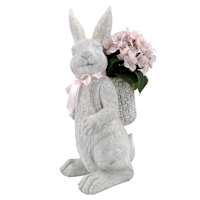 Providence Bunny with Hydrangea Filled Basket, 20"