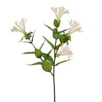 White Natural Touch Honeysuckle Pick, 12"