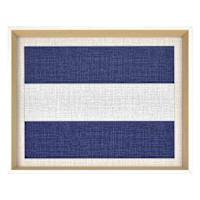 Honeybloom Glass Framed Nautical Flag Wall Art, 21x17