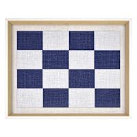 Honeybloom Glass Framed Nautical Flag Wall Art, 21x17
