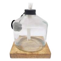 Clear Glass Table Torch