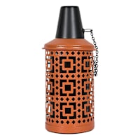 Orange Square Table Torch