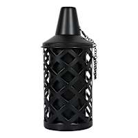Black Lattice Table Torch