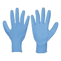 Coated Gardening Gloves, Light Blue