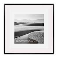 12x12 Black Thin Matted to 10x10 & 8x8 Wall Frame