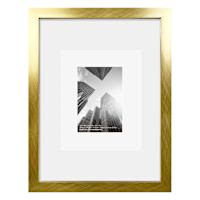 12x16 Gold Wide Matted to 8x10 & 5x7 Wall Frame