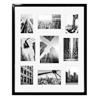 9-Opening Black Collage Frame, 16x20