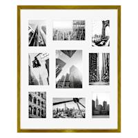 9-Opening Gold Collage Picture Frame, 16x20