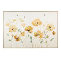 Framed Floral Canvas Wall Art, 48x33