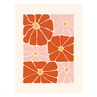Flowers Canvas Wall Art, 12x16