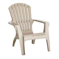 Commercial Grade Deluxe Adirondack Patio Chair, Sandstone
