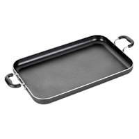 T-Fal Essentials Black Double Griddle